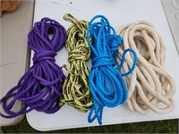 Assorted nautical and tow rope