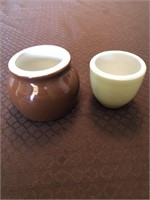 2 x Vintage HALL Pottery Pieces