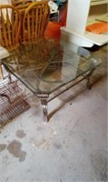 Glass Coffee Table - 18 x 43 x 43