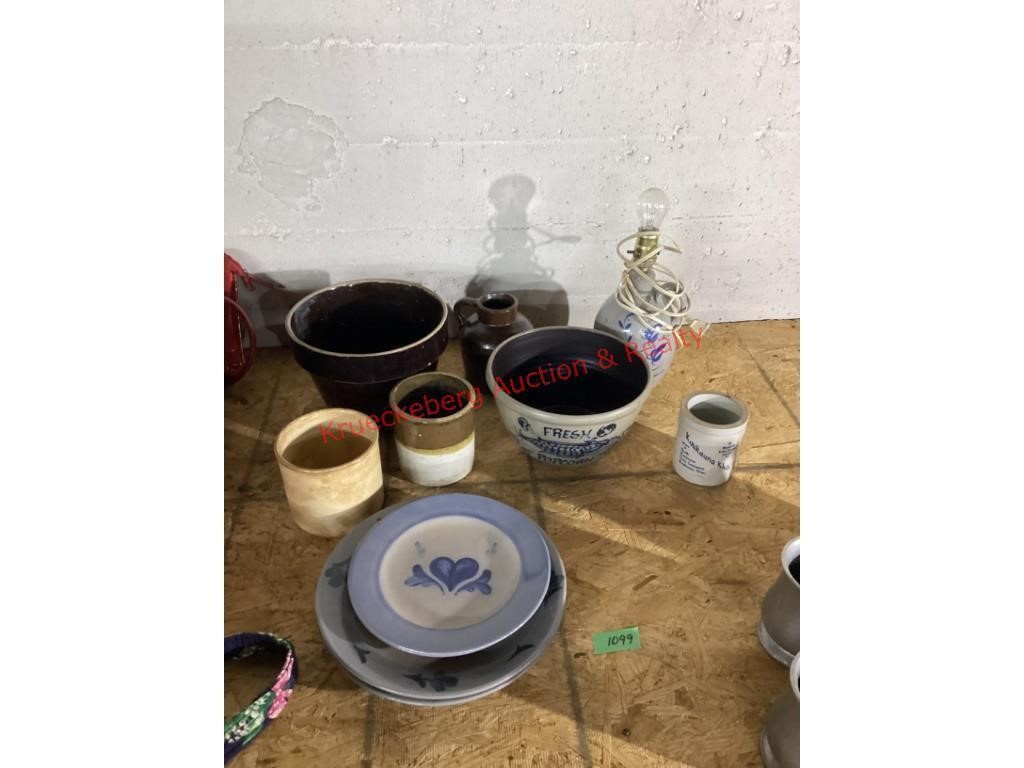 Assorted Rowe Pottery, & Crock Items