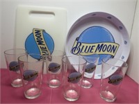 NEW Blue Moon Bar / Mancave Lot Beer Tray Cutting
