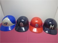4 MLB Plastic Helmets St Louis Cardinals Home &