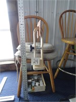 Handmade Stitching Pony on  Solid Wood Chair