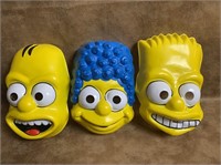 Vintage Simpsons Halloween Masks