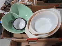 COLLECTION OF CORNINGWARE BOWLS