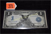 US SERIES 1899 $1 SILVER CERTIFICATE SIGNED