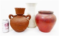 Grouping of Pots & Vase