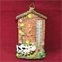 Resin Wall Thermometer (4 3/4" Tall)
