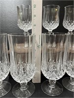Cristal D'arques France Longchamp glasses