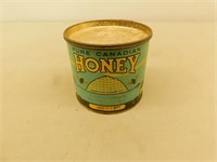 Pure Canadian honey collectable tin 4 in tall