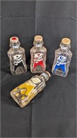 (4) Antique Galaxy Syrup Bottle