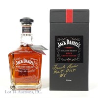 Jack Daniel's Holiday Select Whiskey 2011, Signed