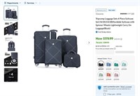 N5642  Tripcomp 4-Piece Suitcase Set, 14/20/24/28