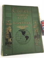 Livre Collier's World Atlas and Gazetteer 1943