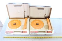 Lot of 2 Fisher Price Record Player Toys