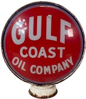 GULF COAST OIL COMPANY GAS PUMP GLOBE