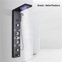 NeierThodore LED Shower Panel Tower System Rainfal