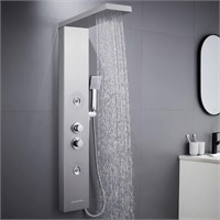 ROVOGO Shower Panels Tower with Rainfall, Jets, Ha