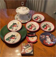 Christmas Plates & Platter