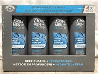 Dove Men Care Hydrating Body Wash 4 Pack
