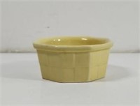 Vintage Block pattern pottery bowl