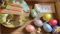 Vintage Waster Lot; Ceramic eggs and more