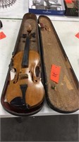 Early violin w/case , case minor damage