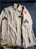 Vintage Military Dress Shirt