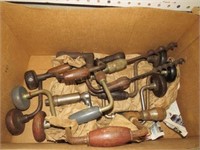 COLLECTION OF BRACE DRILL BITS