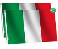 (new)rhungift 2Pack Italy Flag 3 X 5 Ft,Canvas