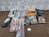 UFC dvds, plate covers, book, and more