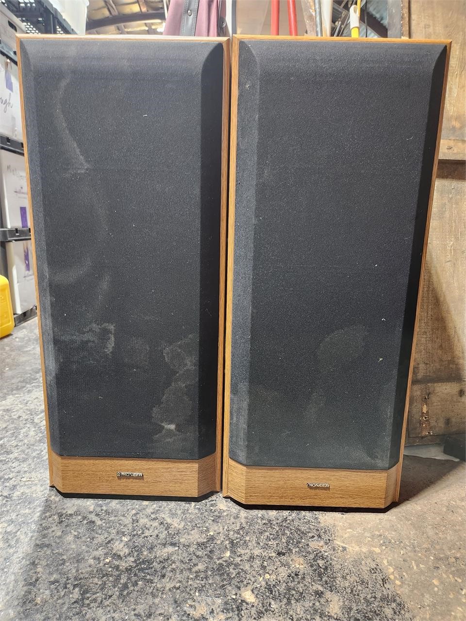 Tall Pioneer Speakers