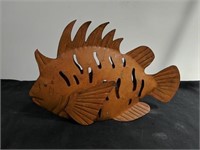 8x 12 metal fish decor