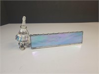 Vintage stained glass kaleidoscope 8"