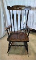 Vintage Americana Wooden Rocking Chair