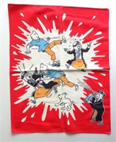 Hergé. Tintin. Essuie de vaisselle