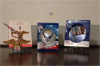 American Pride/ Airforce Ornaments