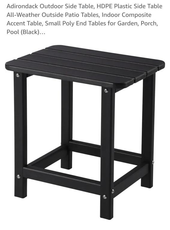 NEW Adirondack Outdoor Side Table,