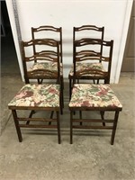 Awesome Early Wood Folding Chairs with