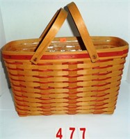 17531 Cherrished Memories Sweatheart Basket - red