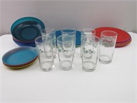 Kitchen Plates and Glasses