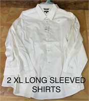 2 Mens Long Sleeved Shirts (XL)