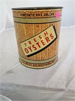 J H White 1 Gallon Baltimore MD Oyster Can