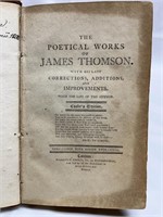 Circa 1790s poetical works James Thomson Cooke