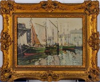 Pair of original oil paintings on board