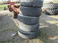 STACK OF 17" TIRES