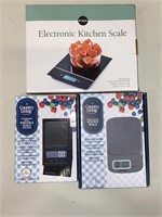 LOT OF 3 KITCHEN SCALES
