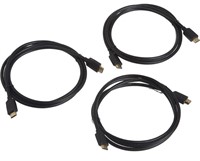 3 PACK HIGH-SPEED HDMI CABLE 3FT