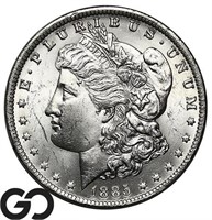 1885-O Morgan Silver Dollar, Near Gem BU++/Gem BU