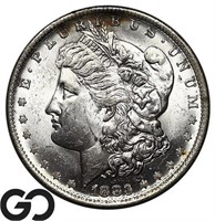 1883-O Morgan Silver Dollar, Near Gem BU++ Blazer
